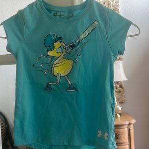 Little Girls Size 5 Under Amour  Tee